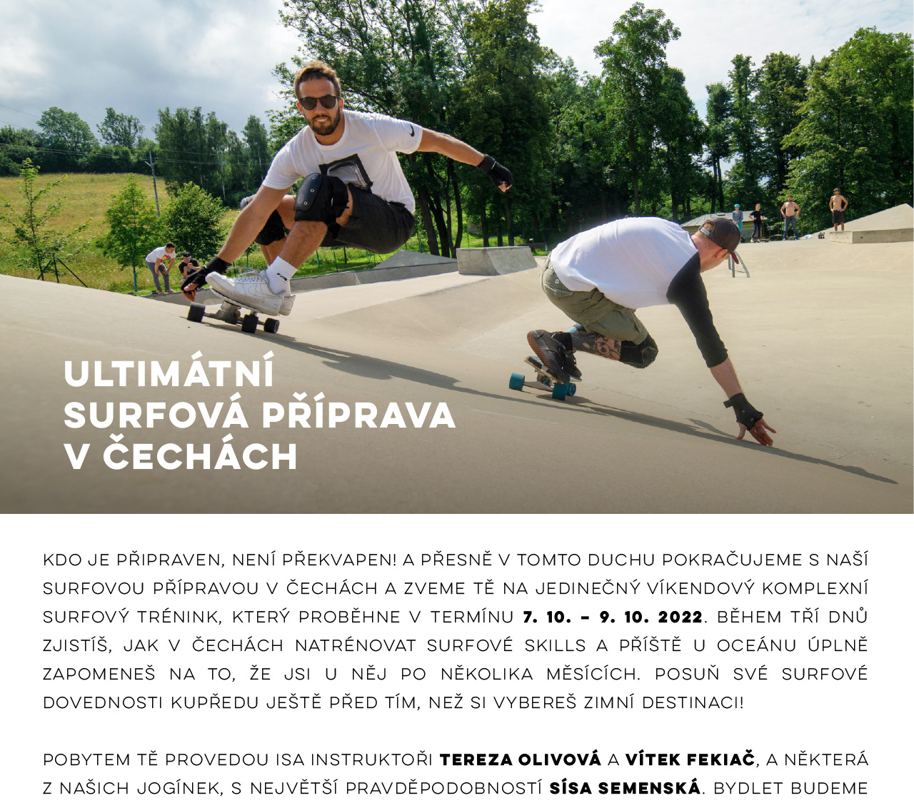 Ultimátní surfová příprava v Čechách