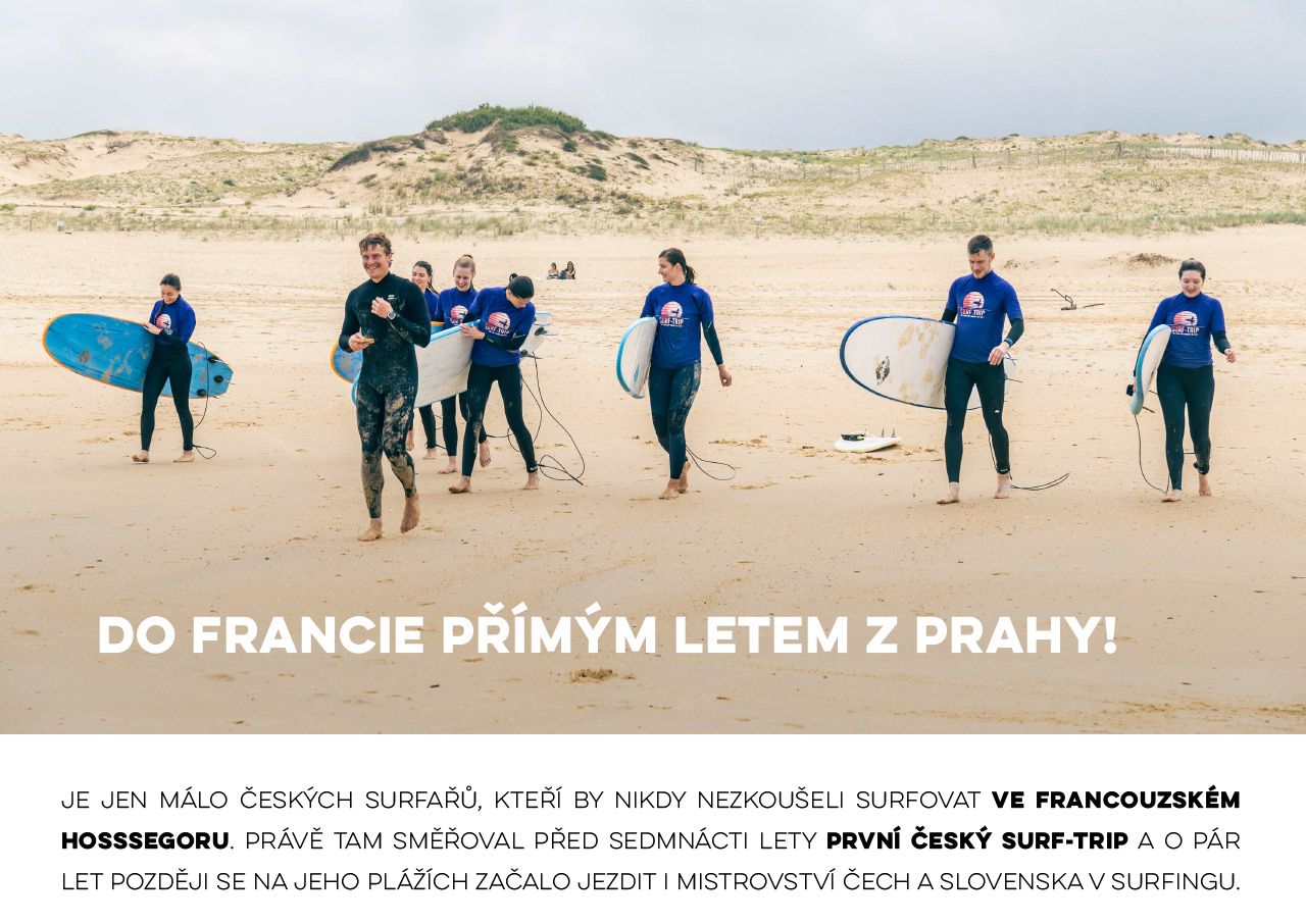 Termíny pobytů ve Francii nyní navazují na přímé spoje z Prahy!