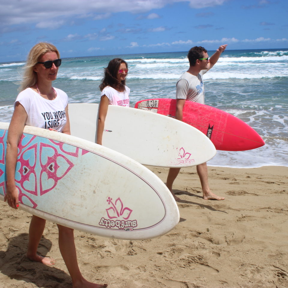 surf v Dominikánské republice