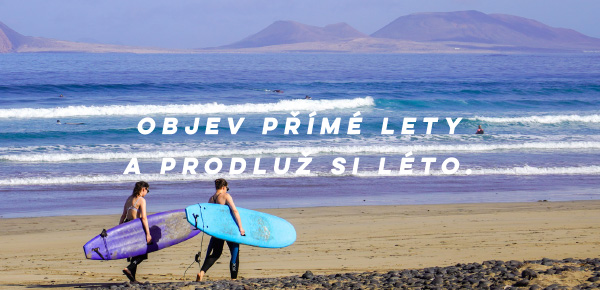 Objev přímé lety a&nbsp;prodluž si léto.