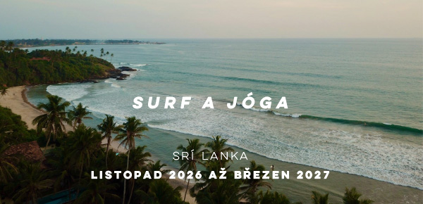 SURF A JÓGA — Srí Lanka, listopad 2026 až březen 2027